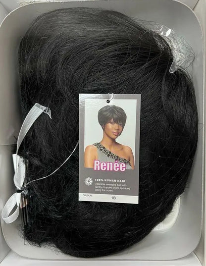 Sleek Human Hair Wig - Renee
