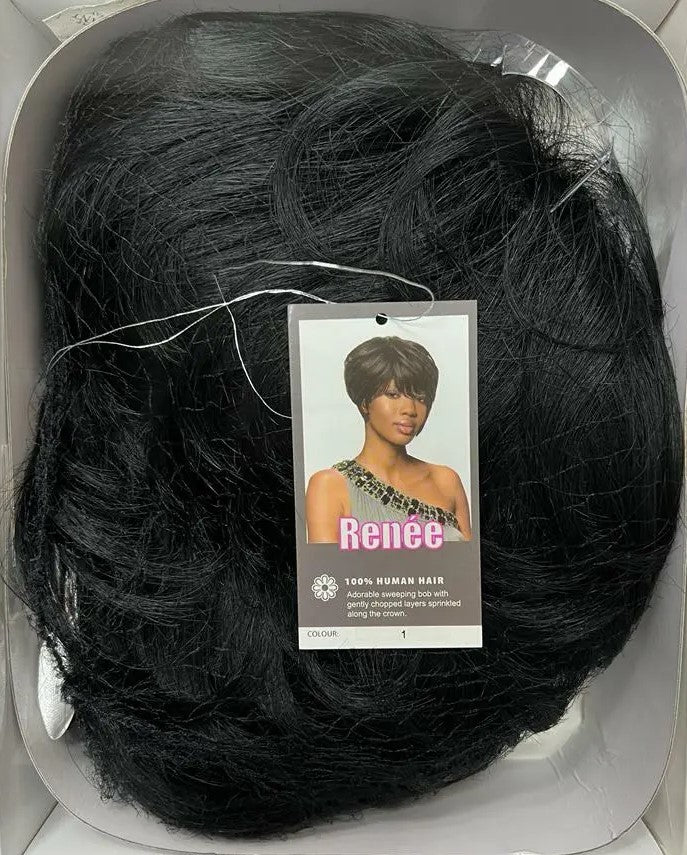 Sleek Human Hair Wig - Renee