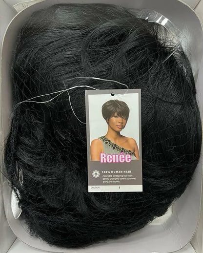 Sleek Human Hair Wig - Renee