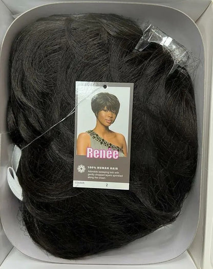 Sleek Human Hair Wig - Renee