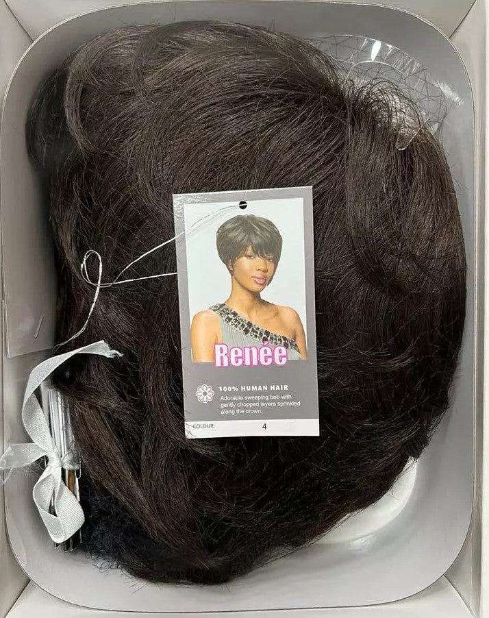 Sleek Human Hair Wig - Renee