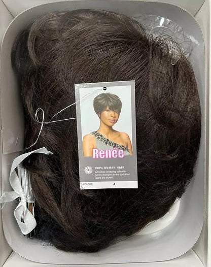 Sleek Human Hair Wig - Renee