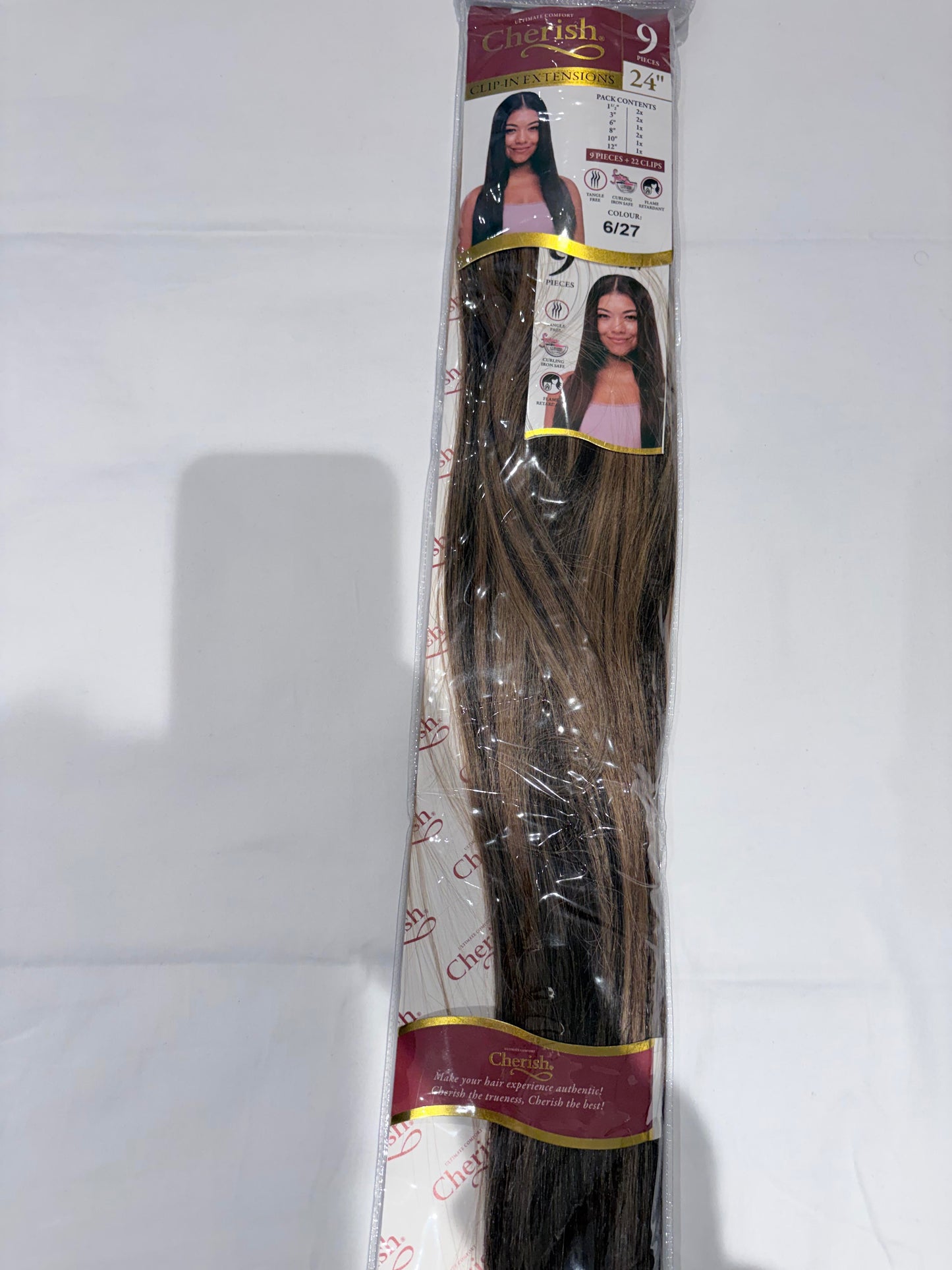 Cherish Clip In Extension 9pcs Straight 24''