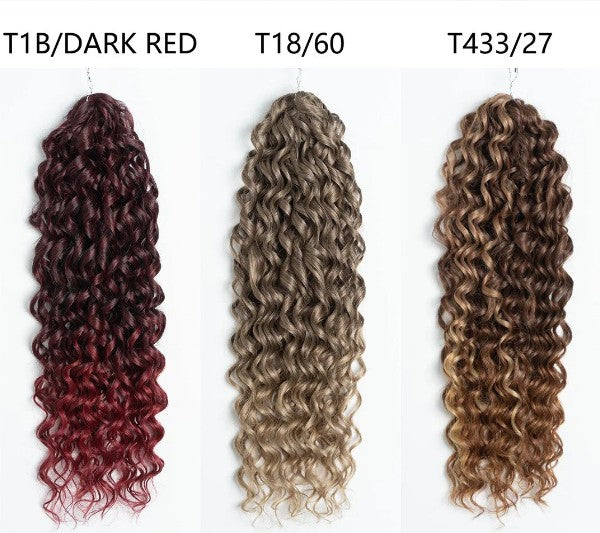 Sleek Boho Beach Curl Braid 22"