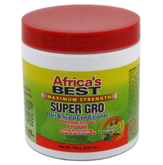 Africa Best - Maximum Strength Super Grow Hair & Scalp Conditioner 5.25oz