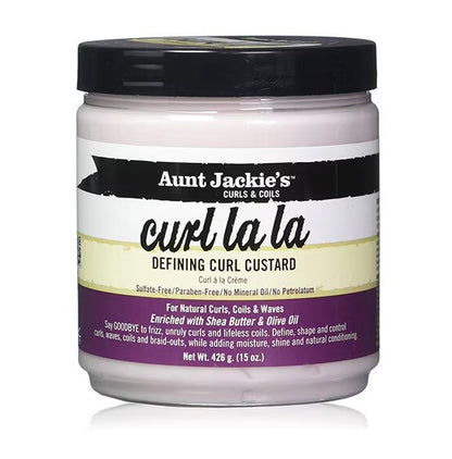Aunt Jackie's Curl La La Defining Curl Custard 15 Oz