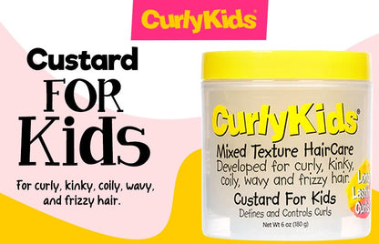 Curly Kids Mixed Textured Hair Care Custard for Kids 180g