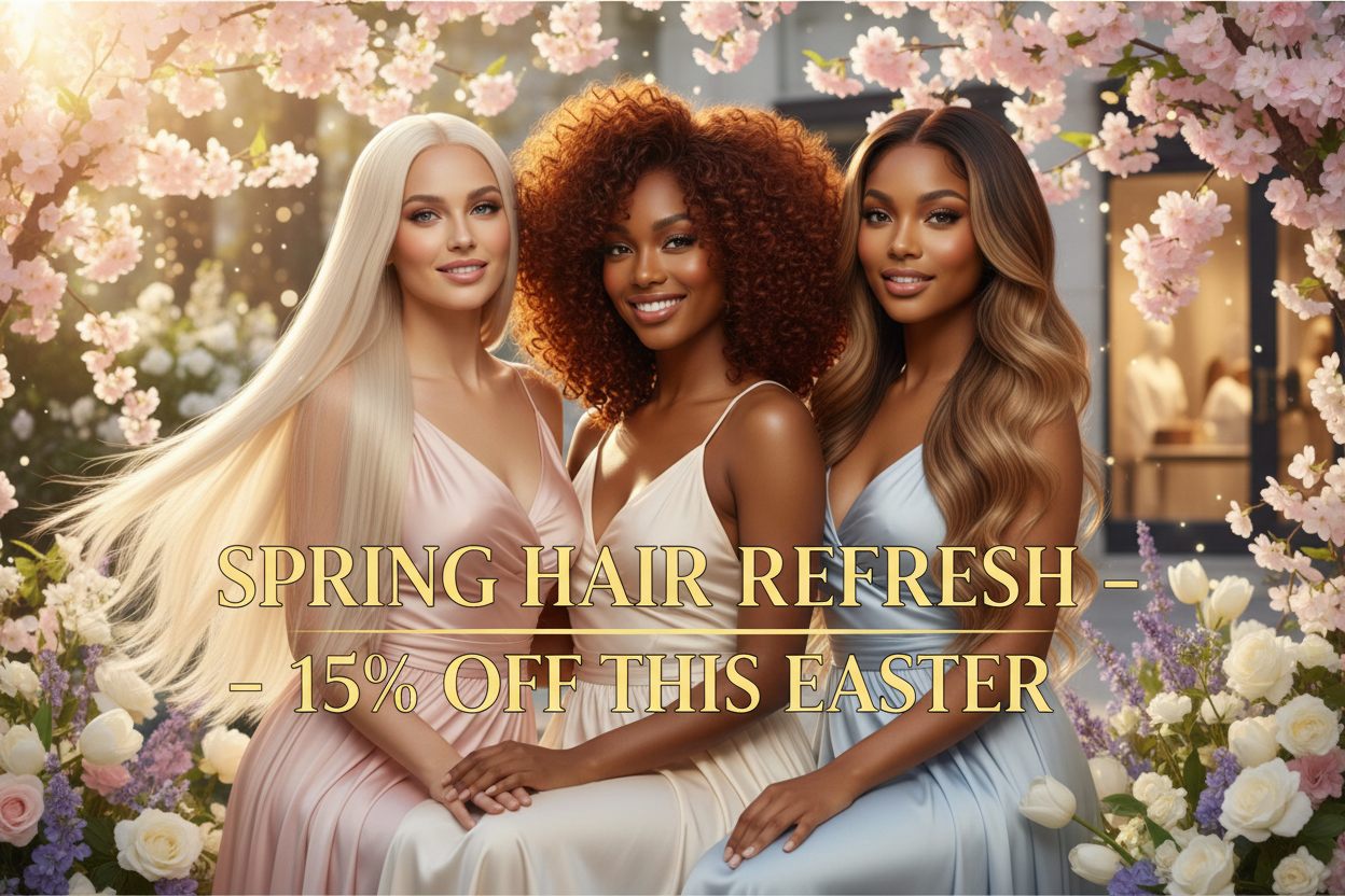 Easter Spring Hair Refresh Banner - Diverse