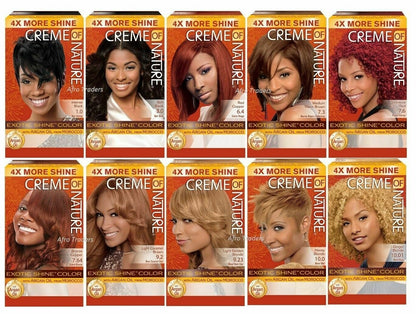 Creme Of Nature Exotic Shine Permanent Hair Dye With Argan Oil - All Colours
