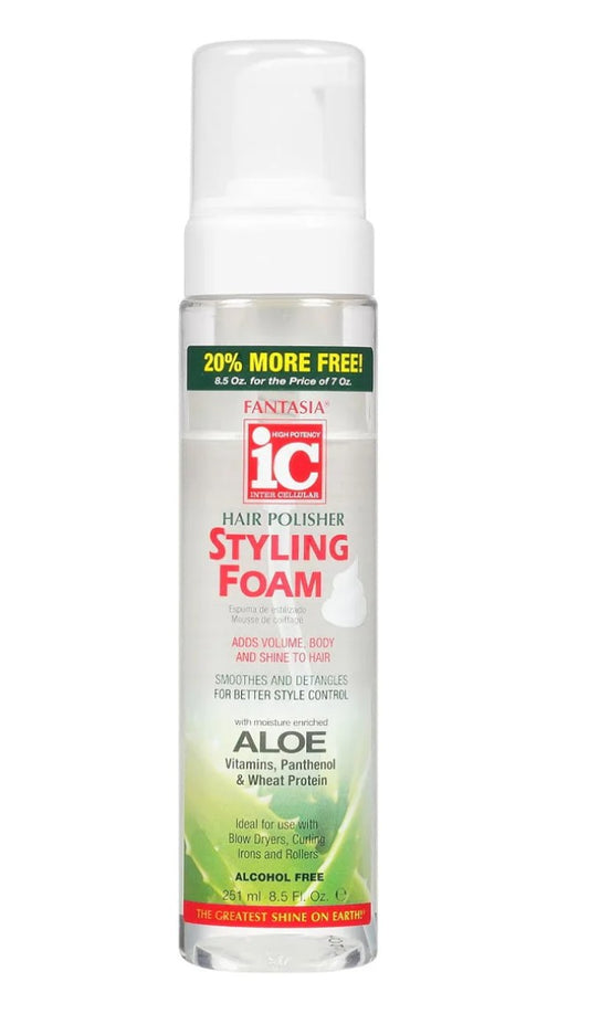 Fantasia IC Hair Polisher Styling Foam with Aloe 251ml