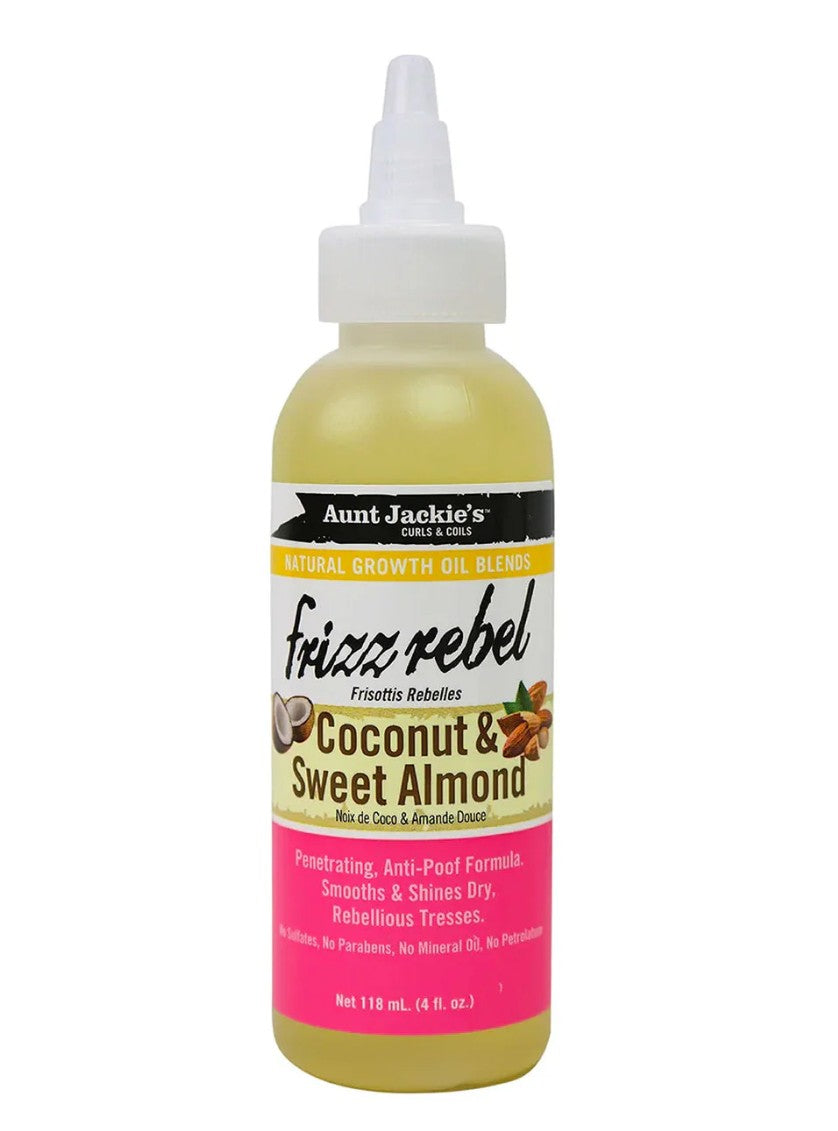 Aunt Jackies Frizz Rebel Coconut & Sweet Almond Oil 118ml