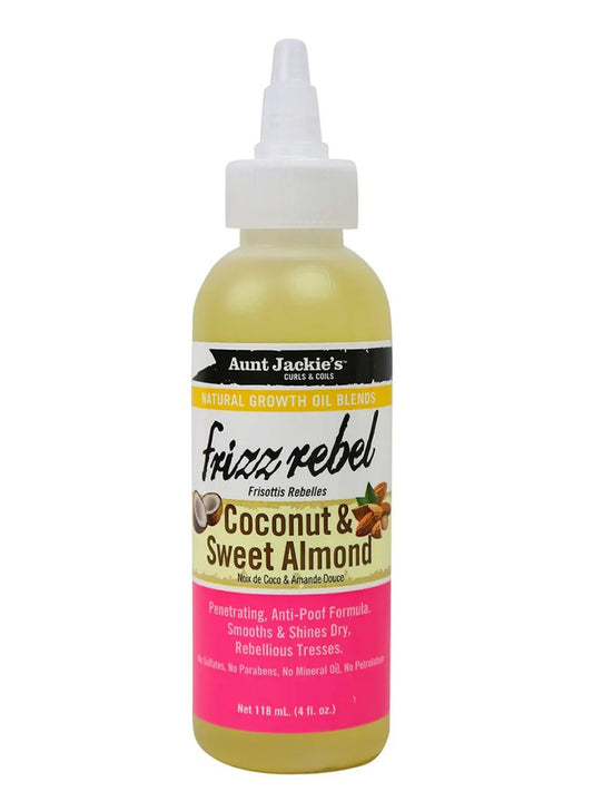 Aunt Jackies Frizz Rebel Coconut & Sweet Almond Oil 118ml