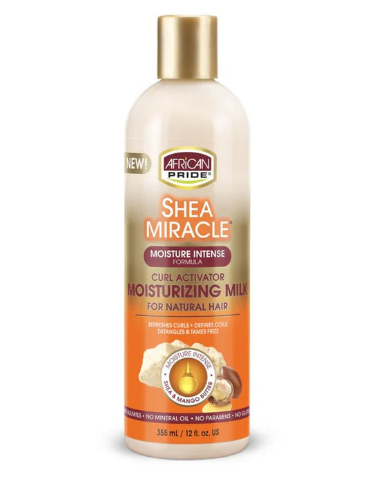 African Pride Shea Miracle Curl Activator Moisturizing Milk 355ml