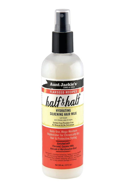 Aunt Jackie's Half & Half Hydrating Silkening Hair Milk 355ml