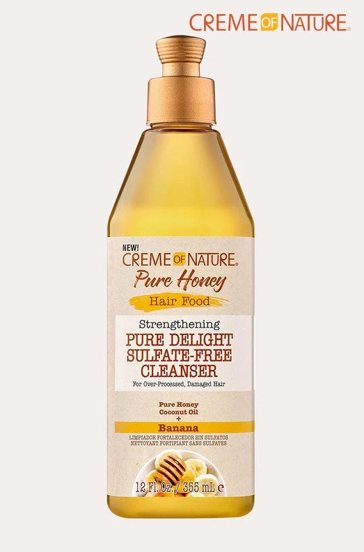 Creme of Nature Pure Honey Hair Food Pure Delight Sulfate-Free Cleanser 355ml