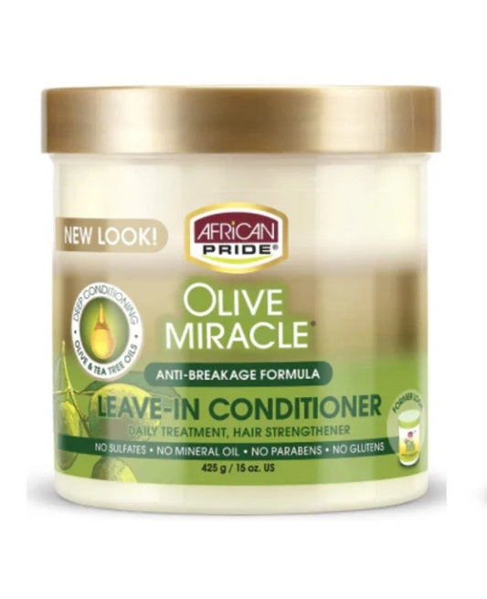 African Pride Olive Miracle Leave-In Conditioner 425g