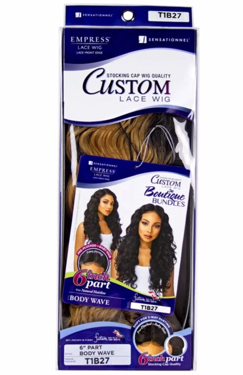 SENSATIONNEL - Empress 6 Inch Part - Custom Lace Front Wig Body Wave
