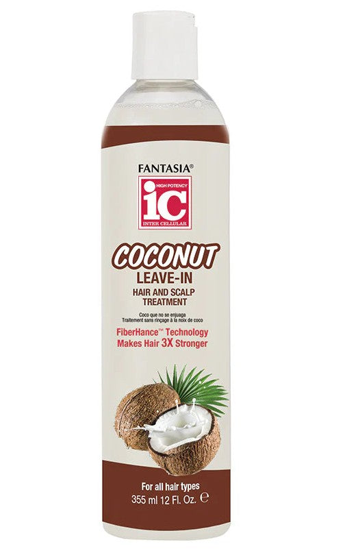 Fantasia IC Coconut Leave-In Hair & Scalp Treatment 355ml
