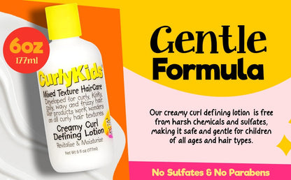 Curly Kids Creamy Curl Defining Lotion - 177ml