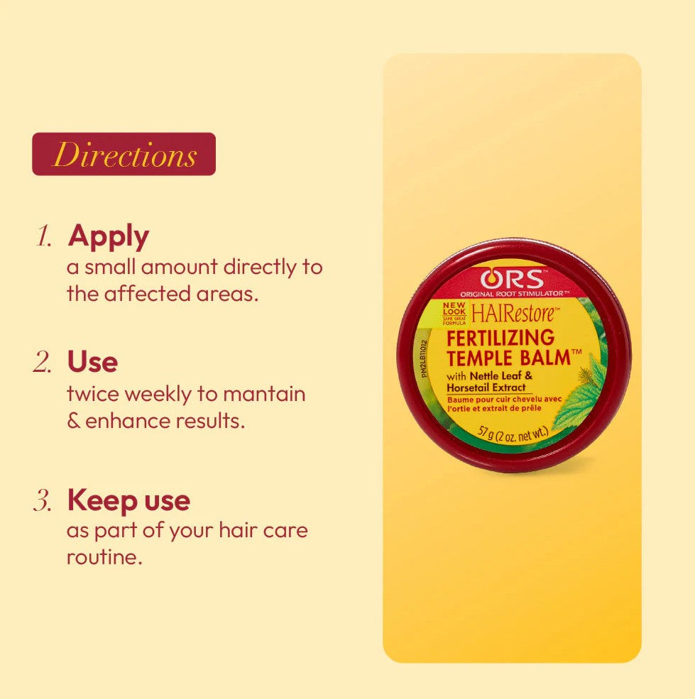 ORS HAIRestore Fertilizing Temple Balm with Nettle Leaf & Horsetail Extract 57g