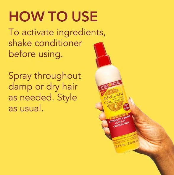 Creme of Nature Argan Oil Strength & Shine Leave-in Conditioner 250ml