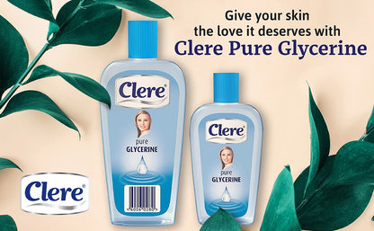 Clere Pure Glycerine – Multipurpose Intense Moisturizer for Skin & Hair 100ml