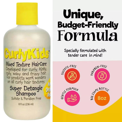 Curly Kids Super Detangling Shampoo 236ml