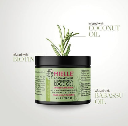Mielle Rosemary Mint Strengthening Edge Gel 57g
