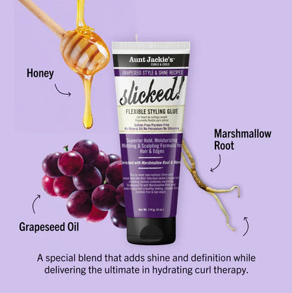 Aunt Jackie's Grapeseed Slicked Flexible Styling Glue