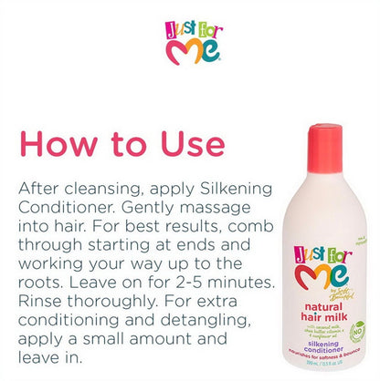 Just For Me Natural Hair Milk Silkening Conditioner 399ml