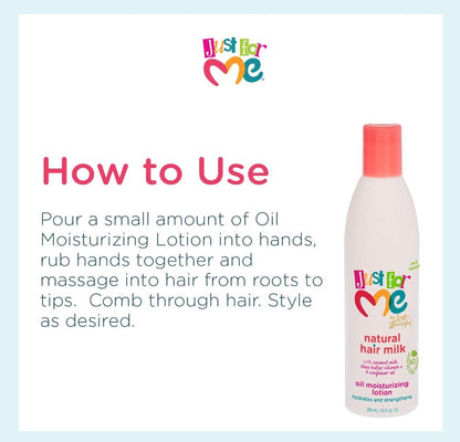 Just For Me Natural Hair Milk Oil Moisturizing Lotion 295ml