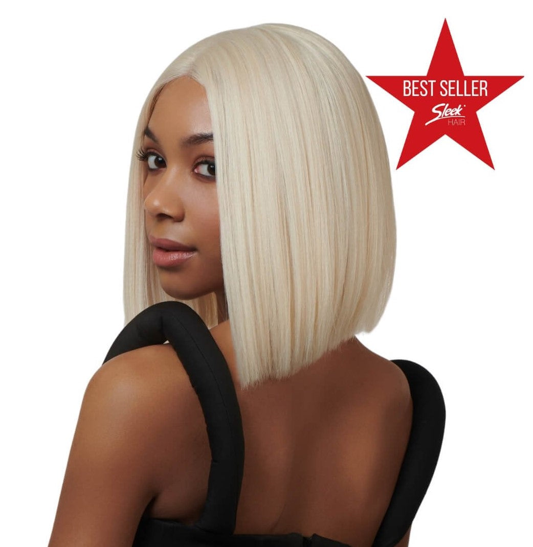 Sleek Human Hair Blend Wig - Kayla