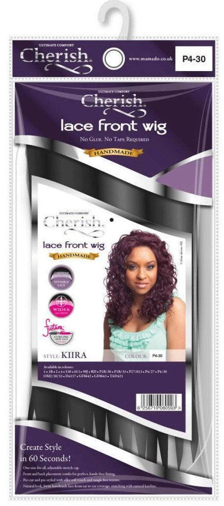 Cherish Synthetic Lace Front Curly Long Wig - Kiira