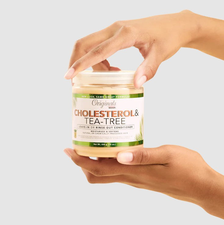 Africa's Best Originals Cholesterol Tea Tree Oil Leave-In or Rinse-Out Conditioner 426g
