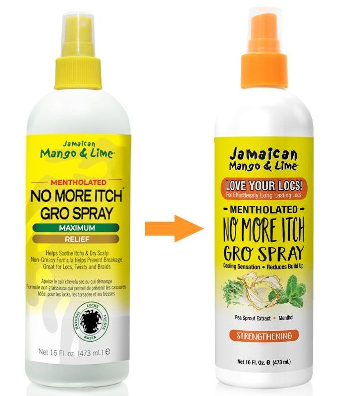 Jamaican Mango & Lime Mentholated No More Itch Gro Spray 473ml