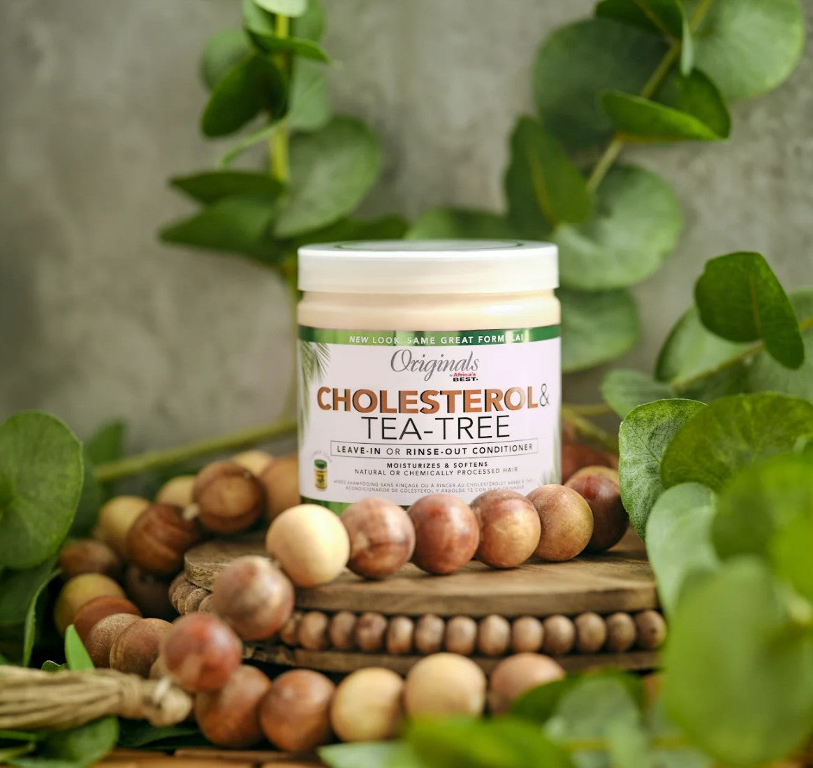Africa's Best Originals Cholesterol Tea Tree Oil Leave-In or Rinse-Out Conditioner 426g