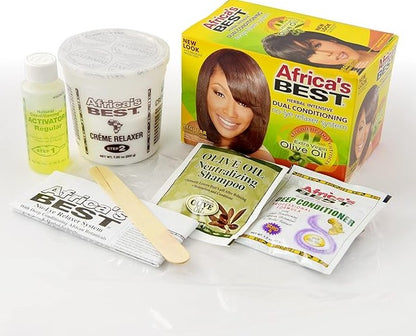 Africa's Best Herbal Intensive Dual Conditioning Relaxer System Regular