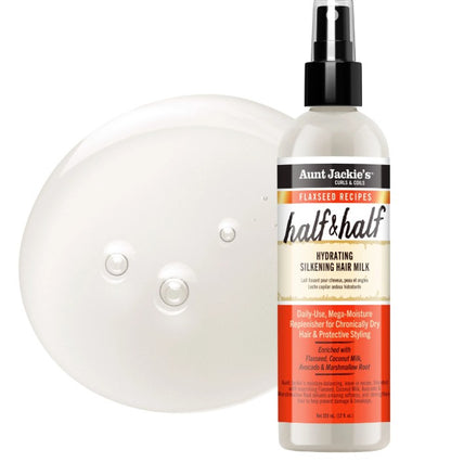 Aunt Jackie's Half & Half Hydrating Silkening Hair Milk 355ml