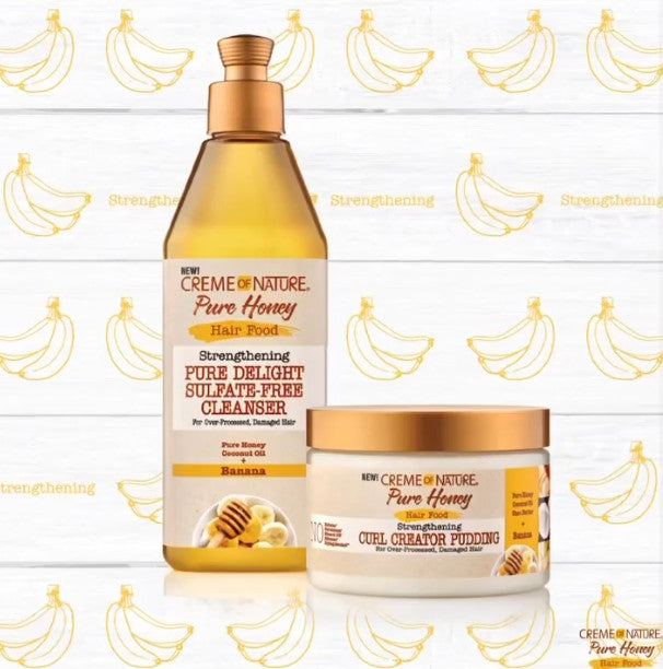 Creme of Nature Pure Honey Hair Food Pure Delight Sulfate-Free Cleanser 355ml