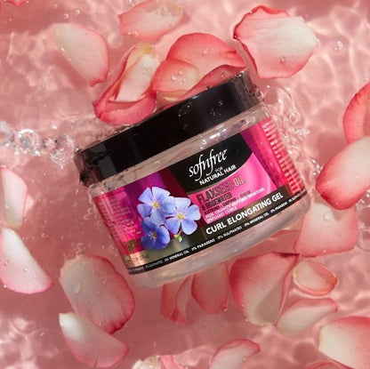 Sofn'Free Flaxseed & Rosewater Curl Elongating Gel 325ml