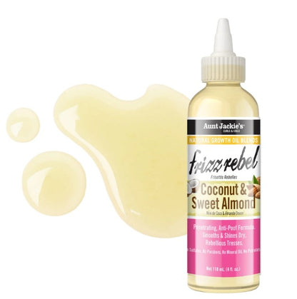 Aunt Jackies Frizz Rebel Coconut & Sweet Almond Oil 118ml