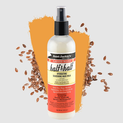 Aunt Jackie's Half & Half Hydrating Silkening Hair Milk 355ml