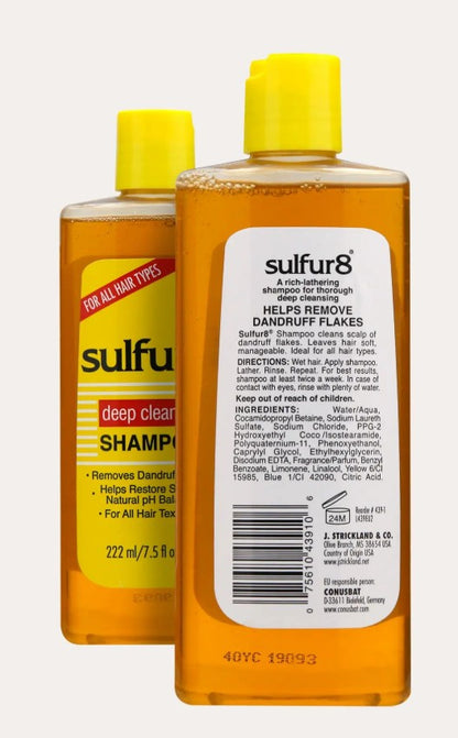 Sulfur8 Deep Cleaning Shampoo