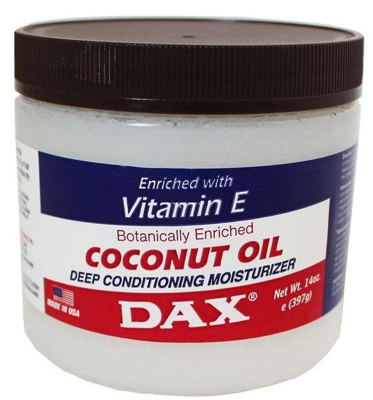 Dax Coconut Oil Enriched With Vitamin E - Deep Moisturizer for Skin & Hair 397g