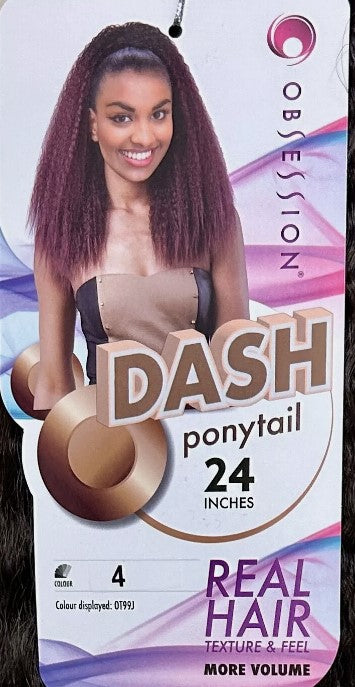 Obsession Synthetic Drawstring Ponytail - Dash 24"