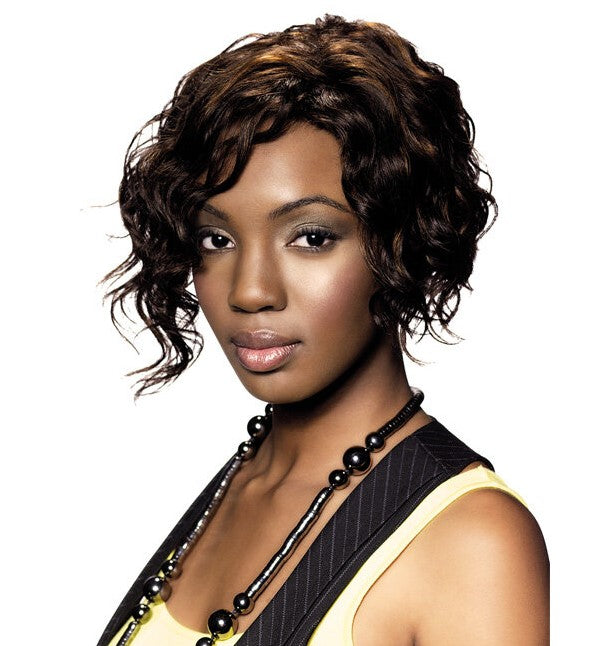 Sleek Human Hair Wig - Retro