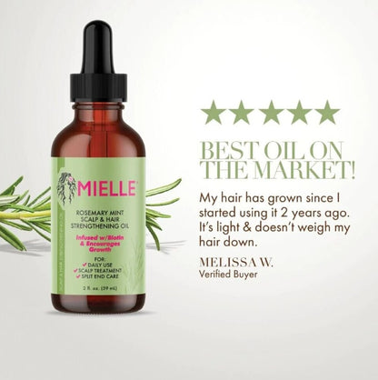 Mielle Rosemary Mint Scalp & Hair Strengthening Oil 59ml