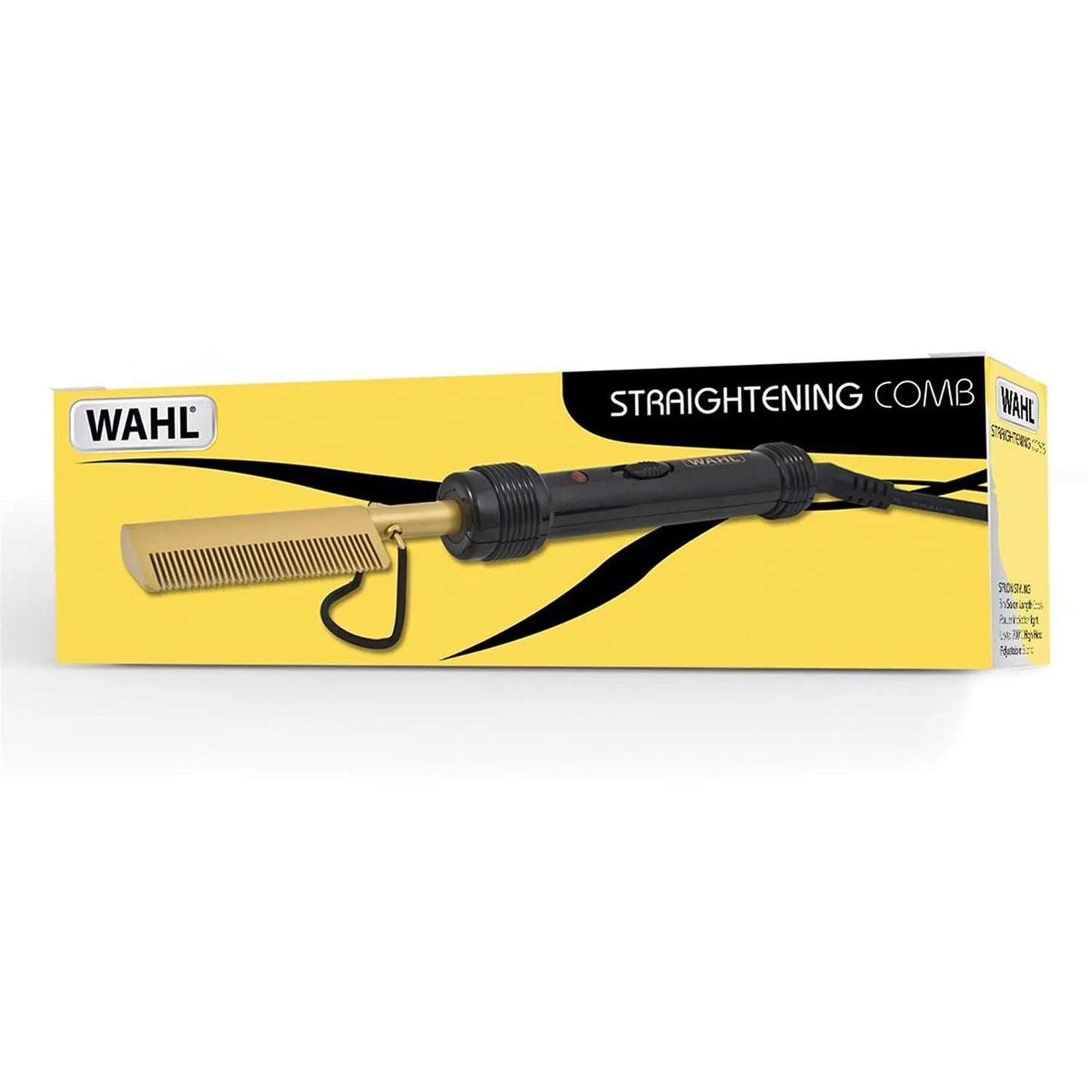 Wahl Straightening Hot Comb For Afro Hair Up To 200°C With Fine Teeth,LED light