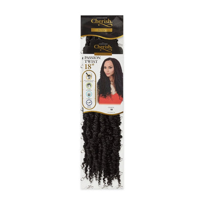 CHERISH CROCHET BRAID CURLY PRE LOOPED HAIR EXTENSION - PASSION TWIST 18''