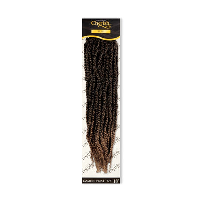 CHERISH CROCHET BRAID CURLY PRE LOOPED HAIR EXTENSION - PASSION TWIST 18''